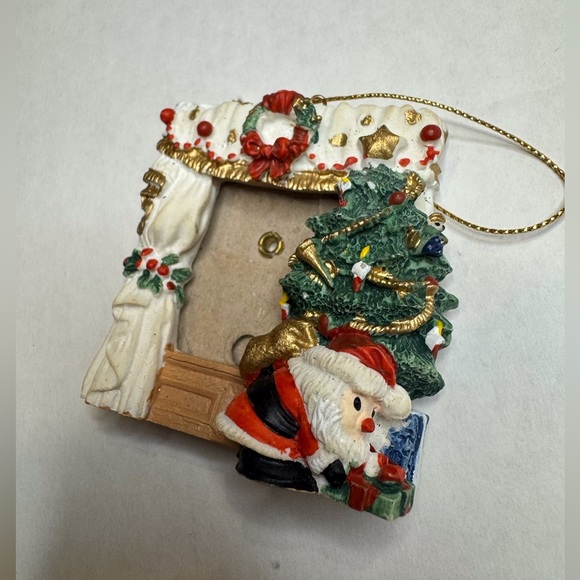 Vintage Resin Santa Christmas‎ Picture Frame - Picture 2 of 4